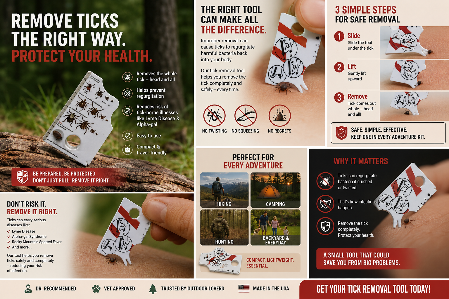 Tickler Card - Tick Removal Card